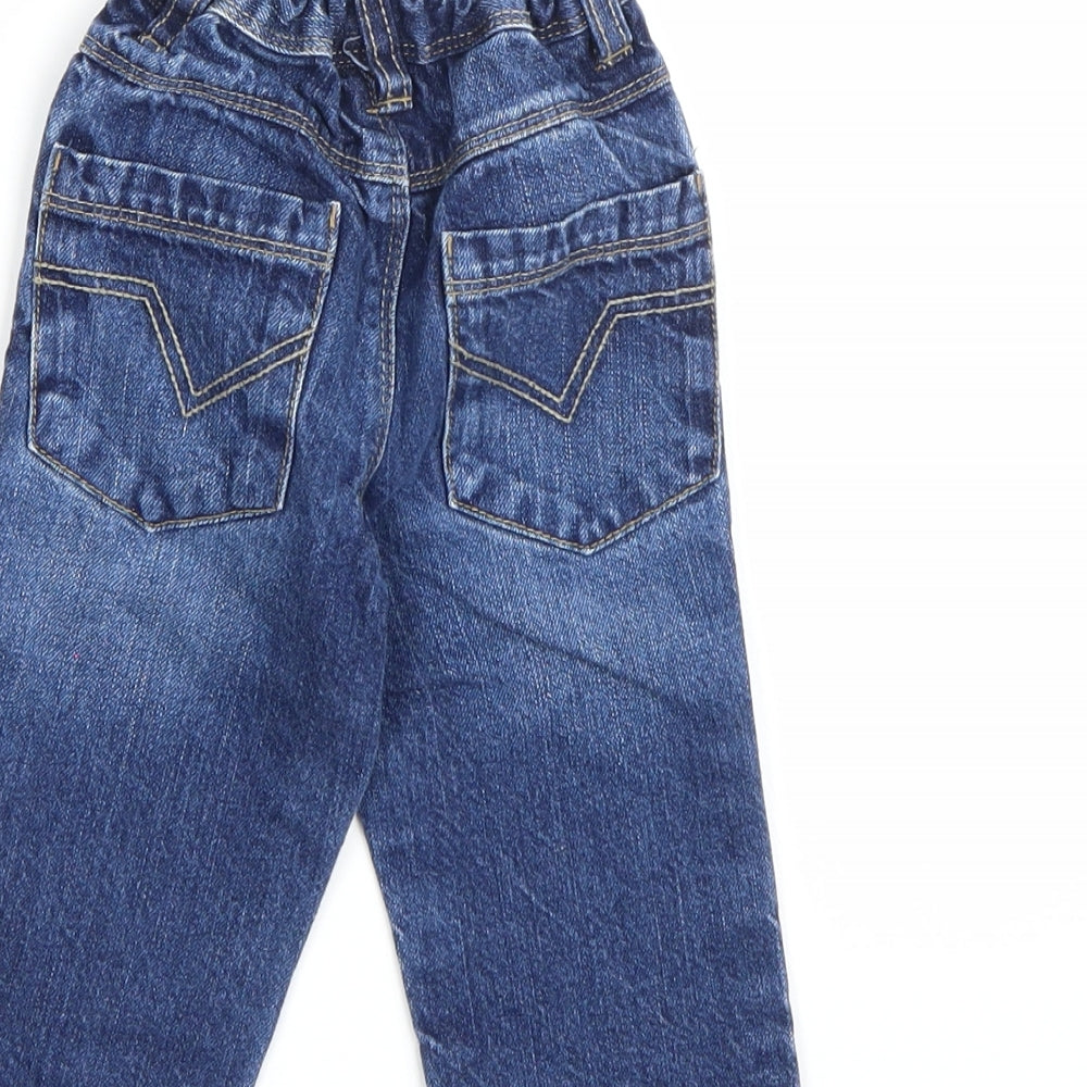 NEXT Boys Blue  Denim Capri Jeans Size 12-18 Months