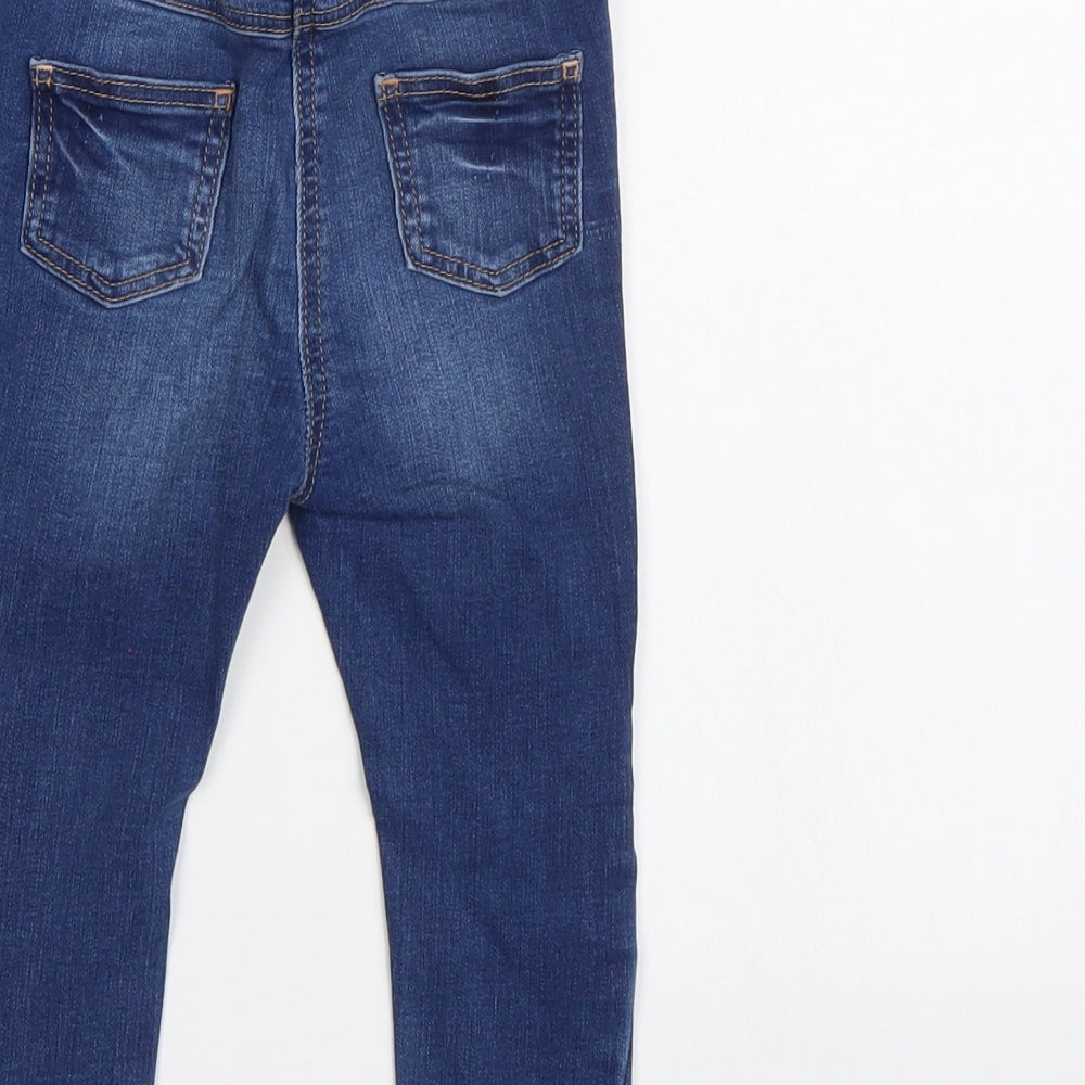 NEXT Girls Blue  Denim  Jeans Size 12-18 Months