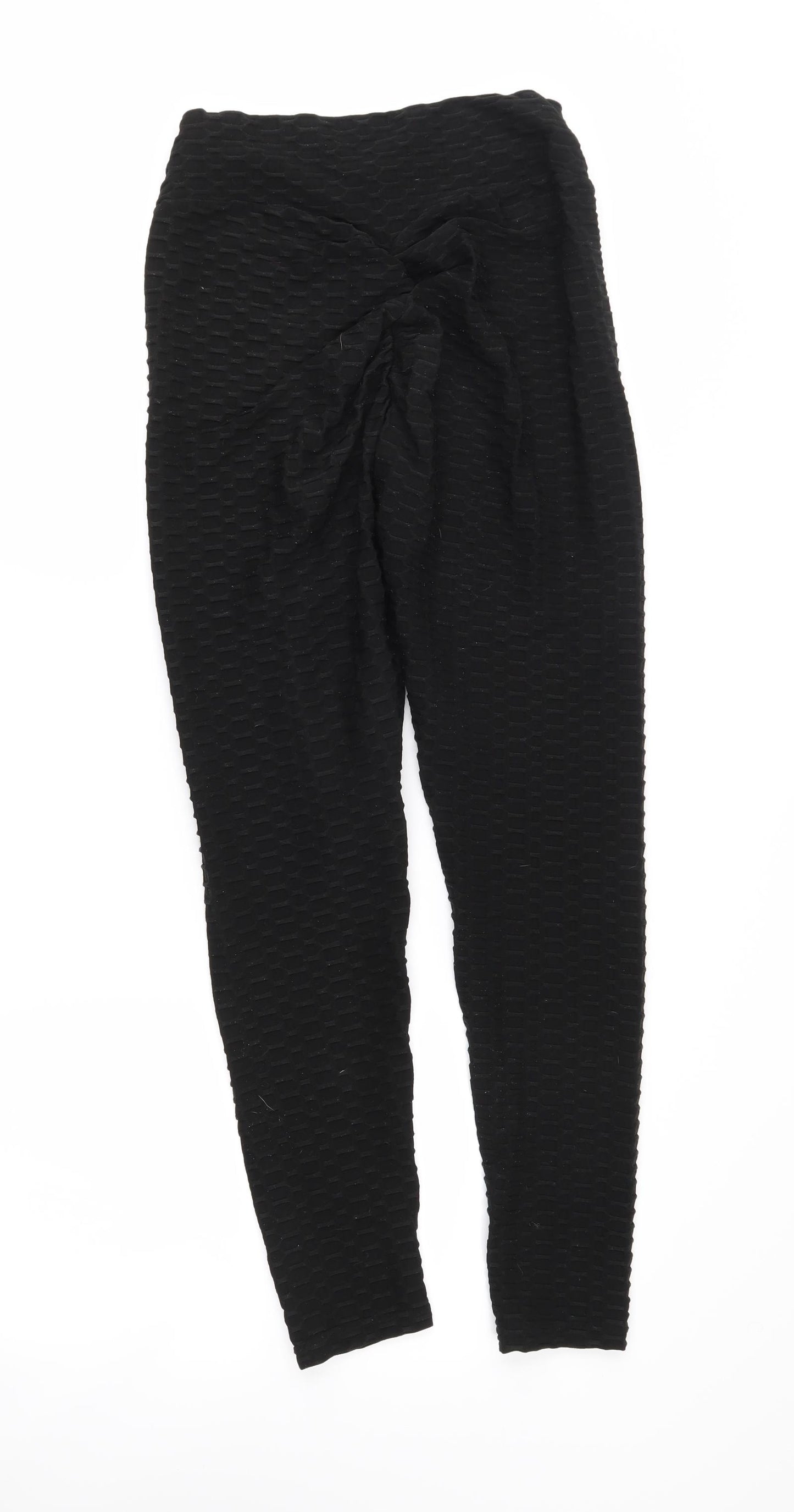 Preworn Womens Black   Compression Leggings Size M L28 in