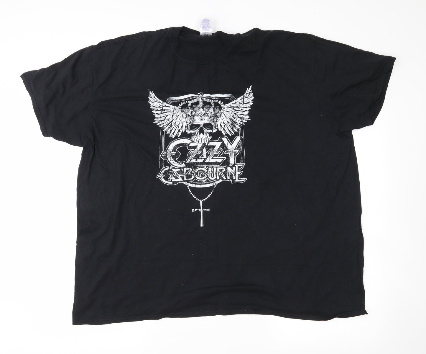 Preworn Mens Black    T-Shirt Size 3XL