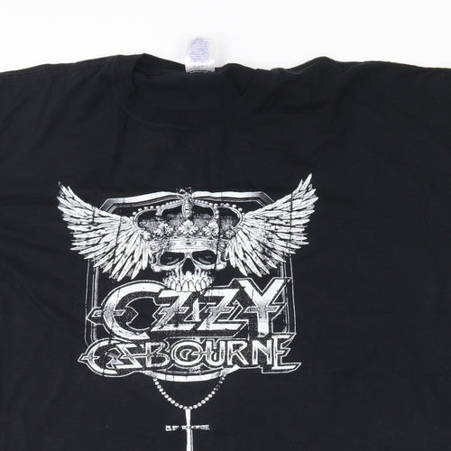 Preworn Mens Black    T-Shirt Size 3XL