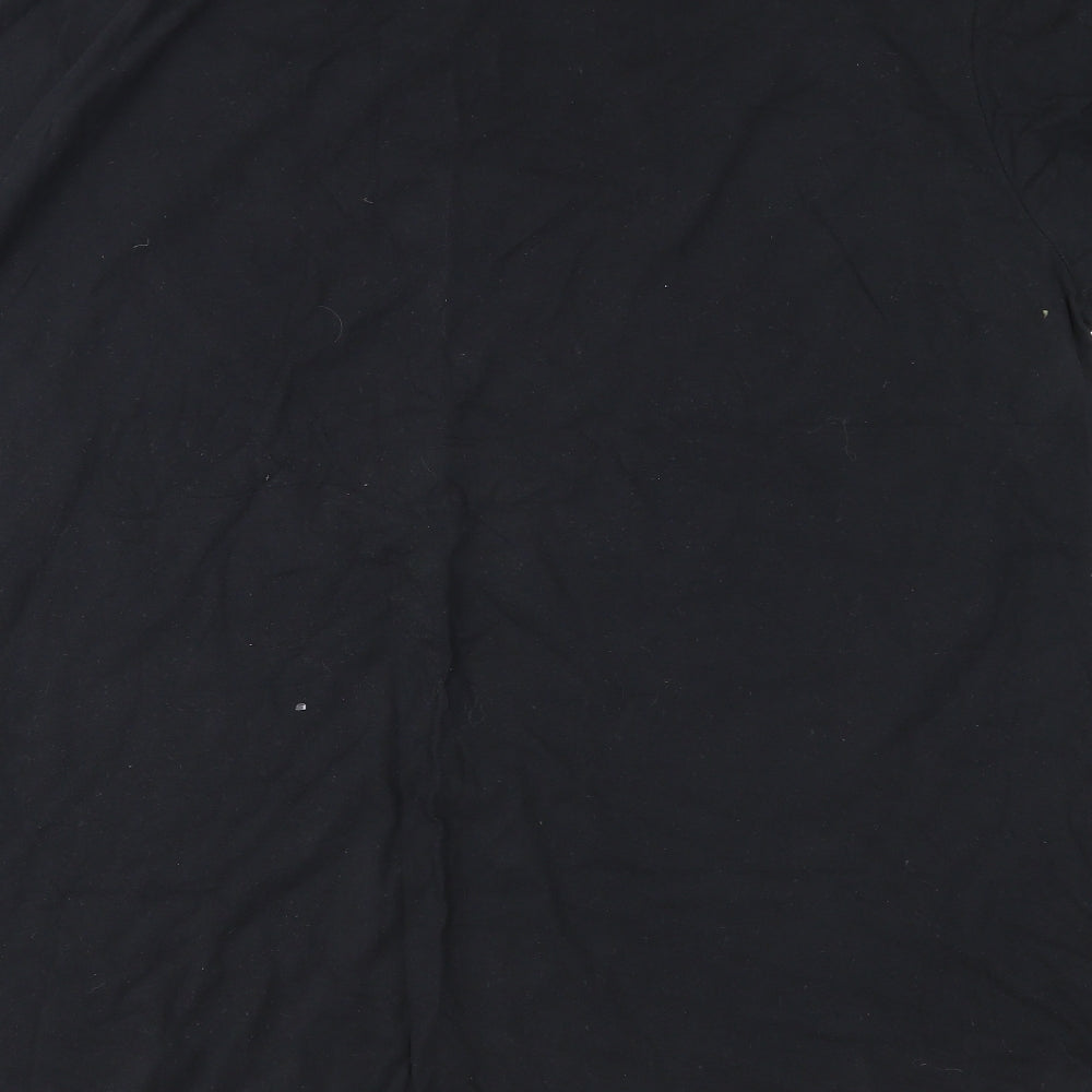 Preworn Mens Black    T-Shirt Size 3XL
