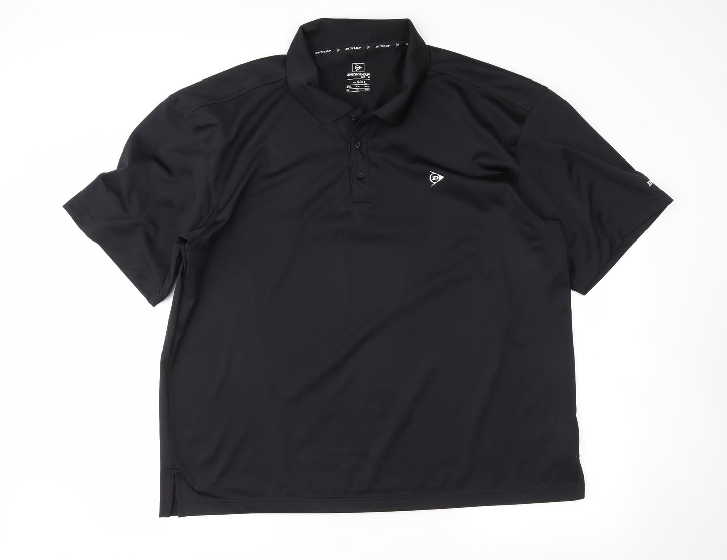 Dunlop Mens Black    Polo Size 4XL