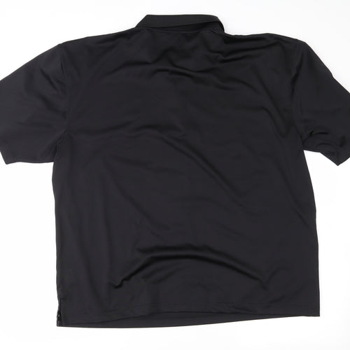 Dunlop Mens Black    Polo Size 4XL