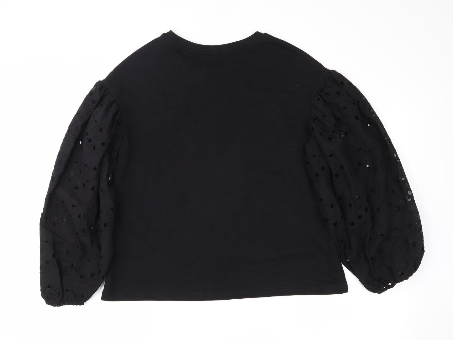H&M Womens Black   Pullover Jumper Size M
