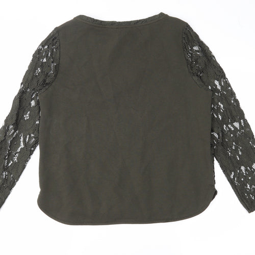 H&M Womens Green   Pullover Jumper Size M