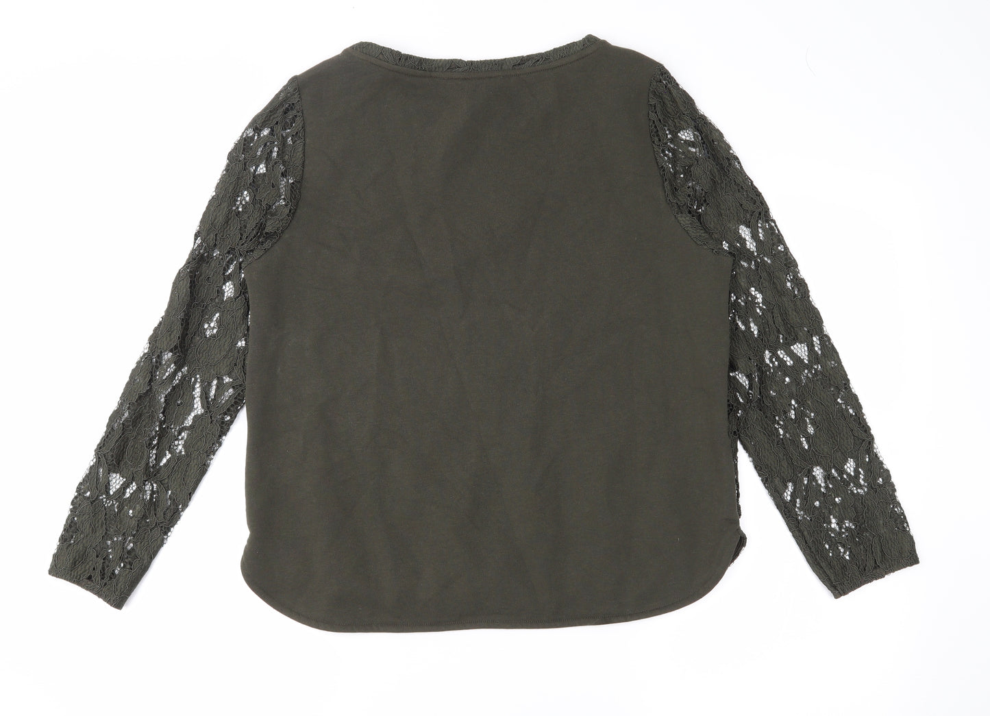 H&M Womens Green   Pullover Jumper Size M