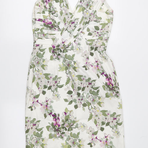 Coast Womens Ivory Floral  Pencil Dress  Size 12