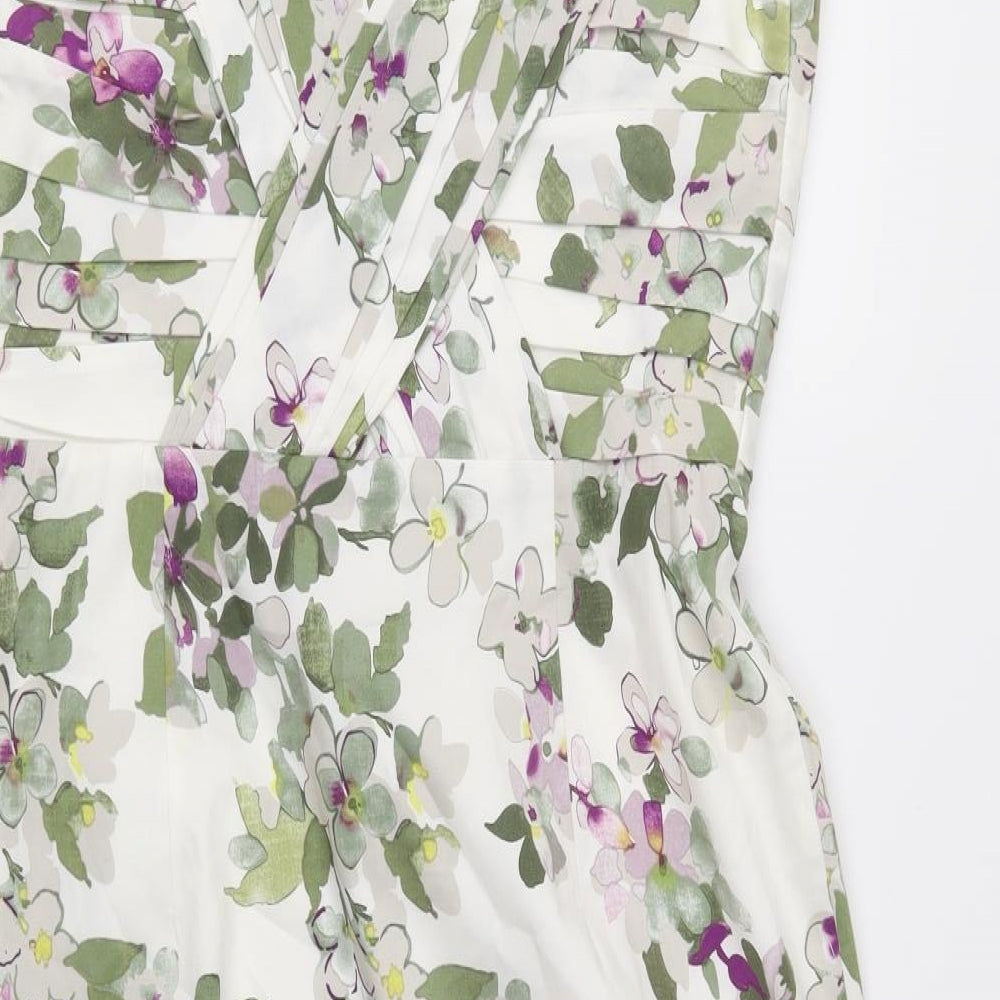 Coast Womens Ivory Floral  Pencil Dress  Size 12