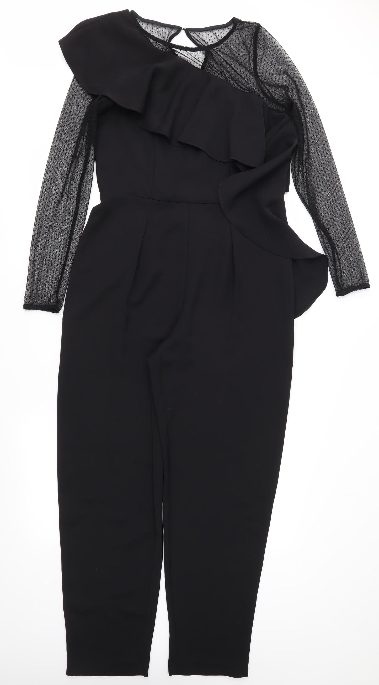Coast Womens Black   Jumpsuit One-Piece Size 12 L28 in