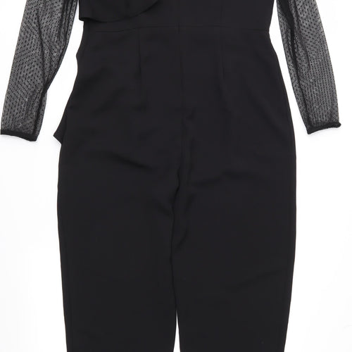 Coast Womens Black   Jumpsuit One-Piece Size 12 L28 in