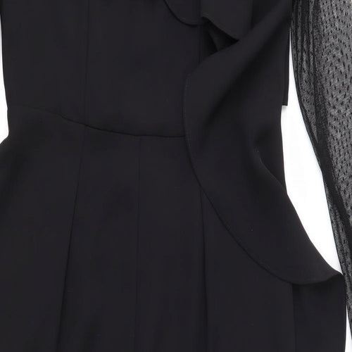 Coast Womens Black   Jumpsuit One-Piece Size 12 L28 in