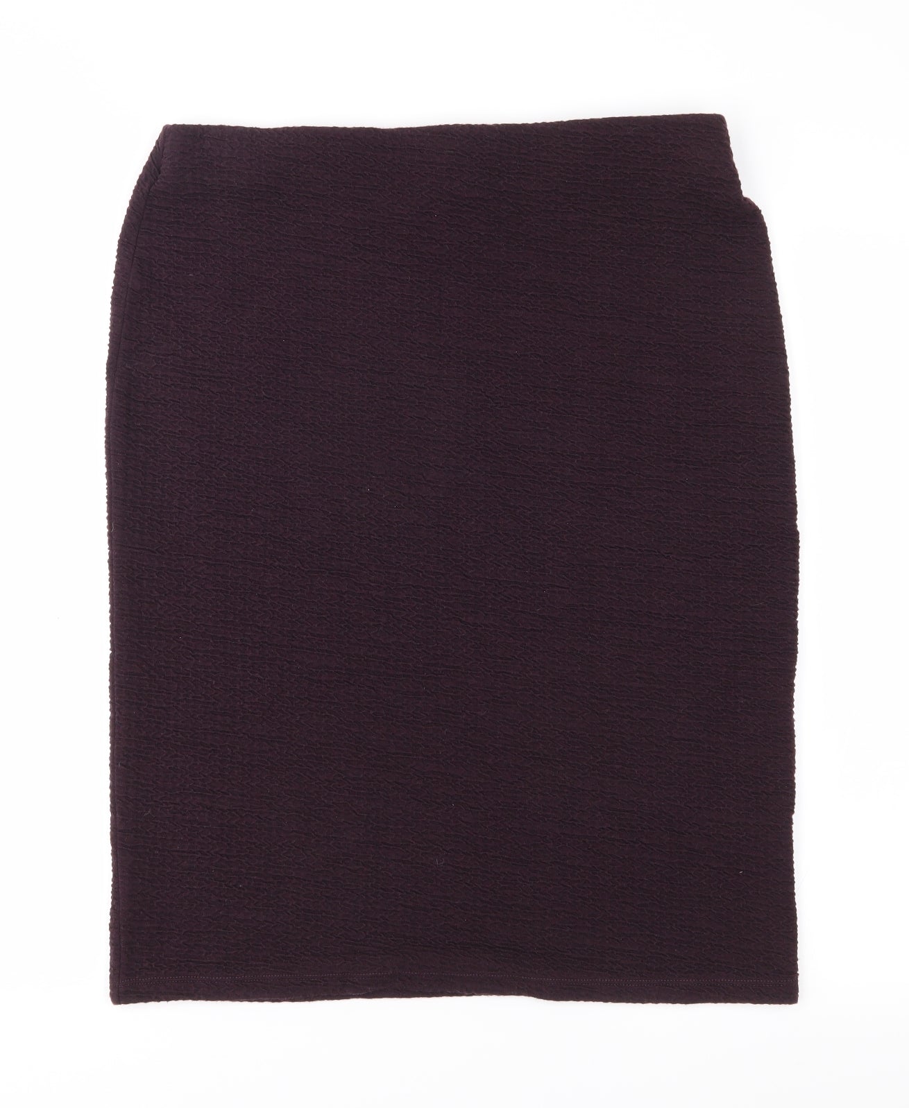 M&S Womens Purple   Straight & Pencil Skirt Size 14