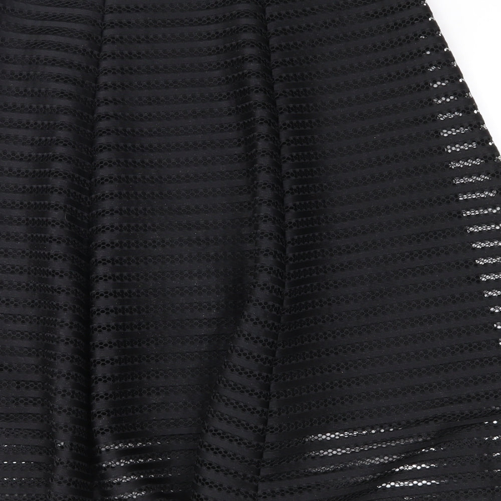 Apricot Womens Black Striped  Swing  Size 16