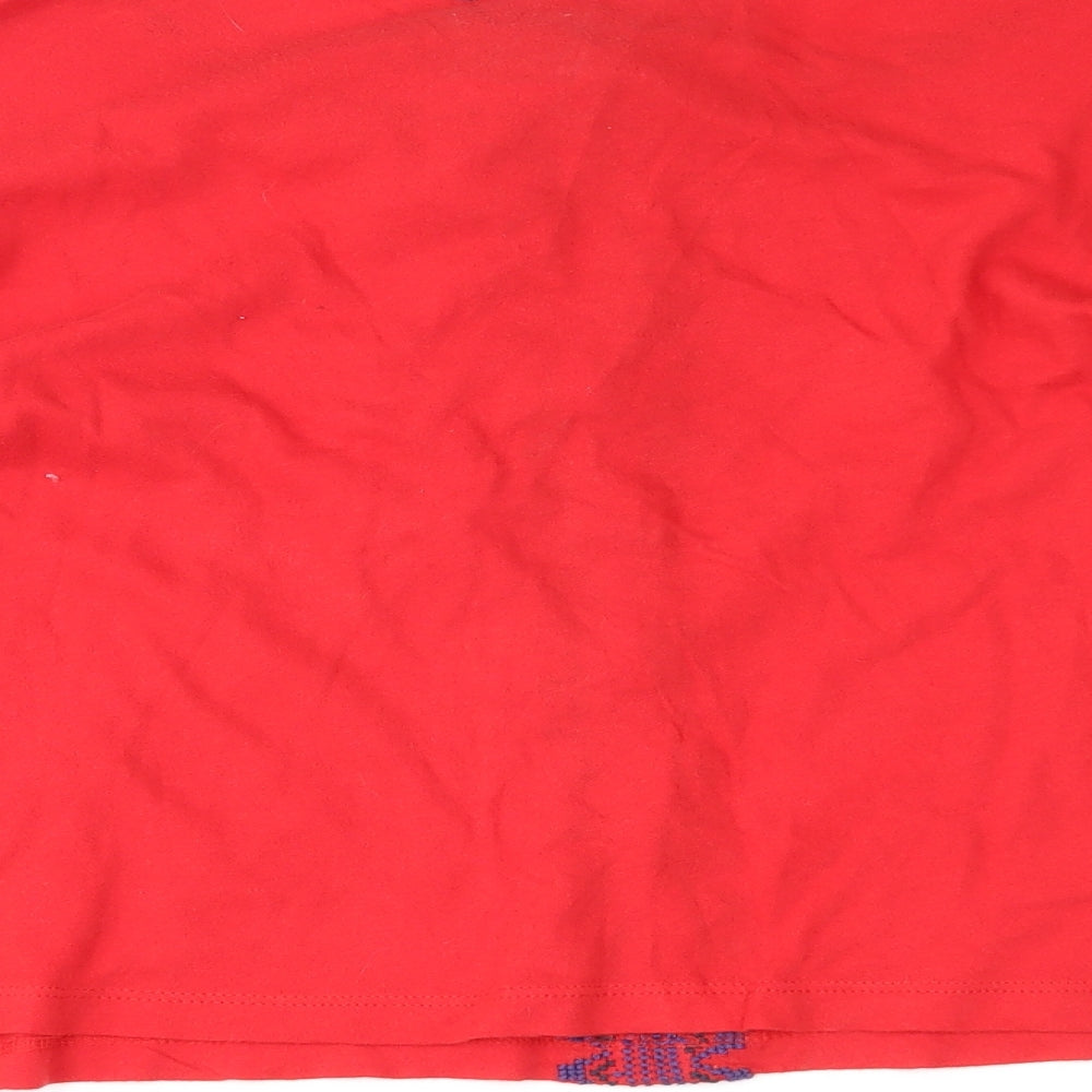 Topshop Womens Red   Basic Blouse Size 8