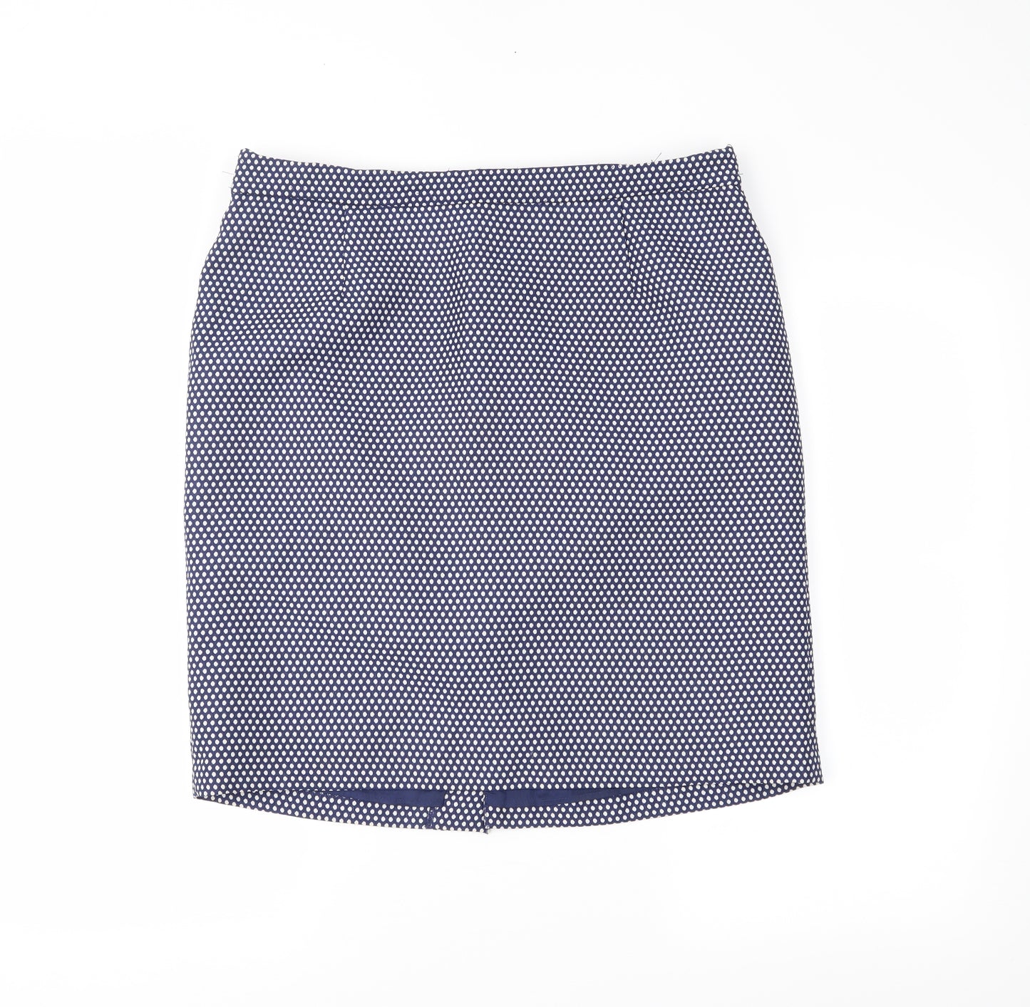 Kew 159 Womens Blue Polka Dot  Straight & Pencil Skirt Size XL