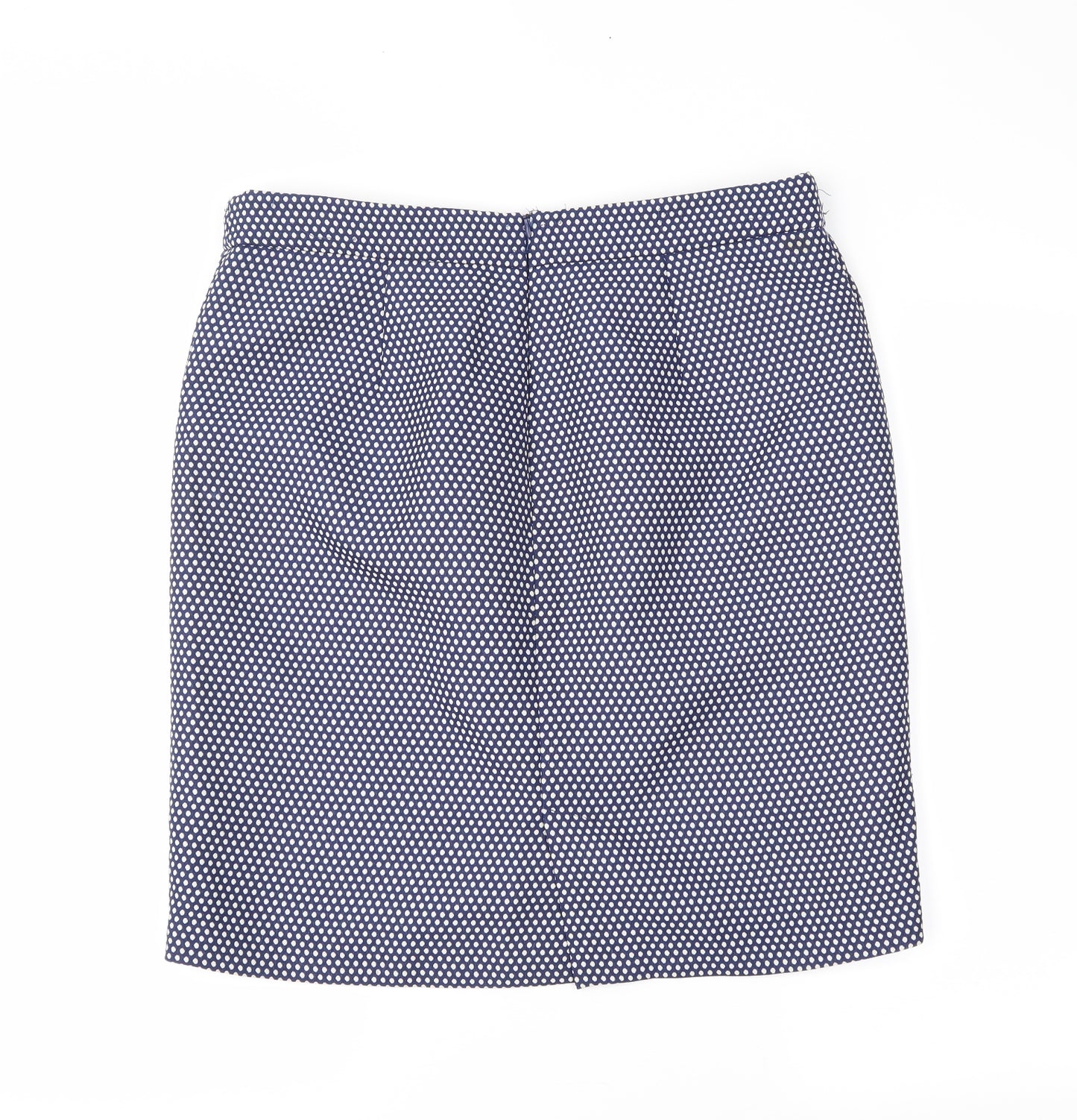 Kew 159 Womens Blue Polka Dot  Straight & Pencil Skirt Size XL