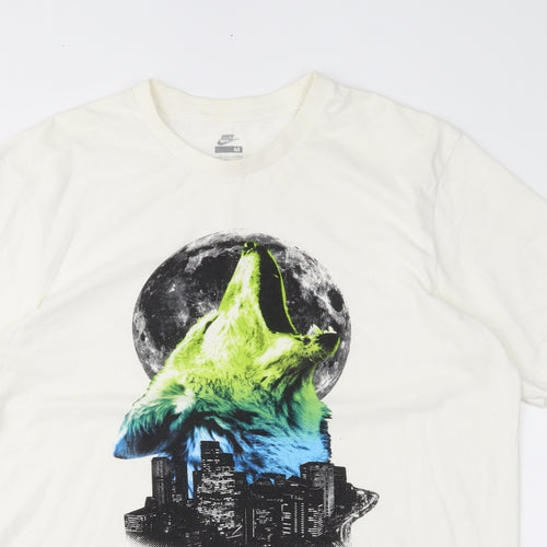 Nike Mens White    T-Shirt Size M