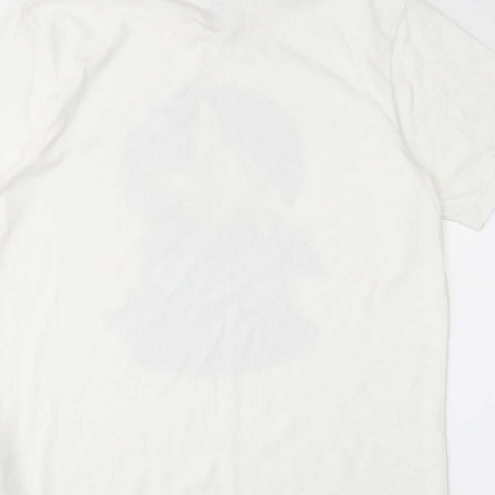 Nike Mens White    T-Shirt Size M