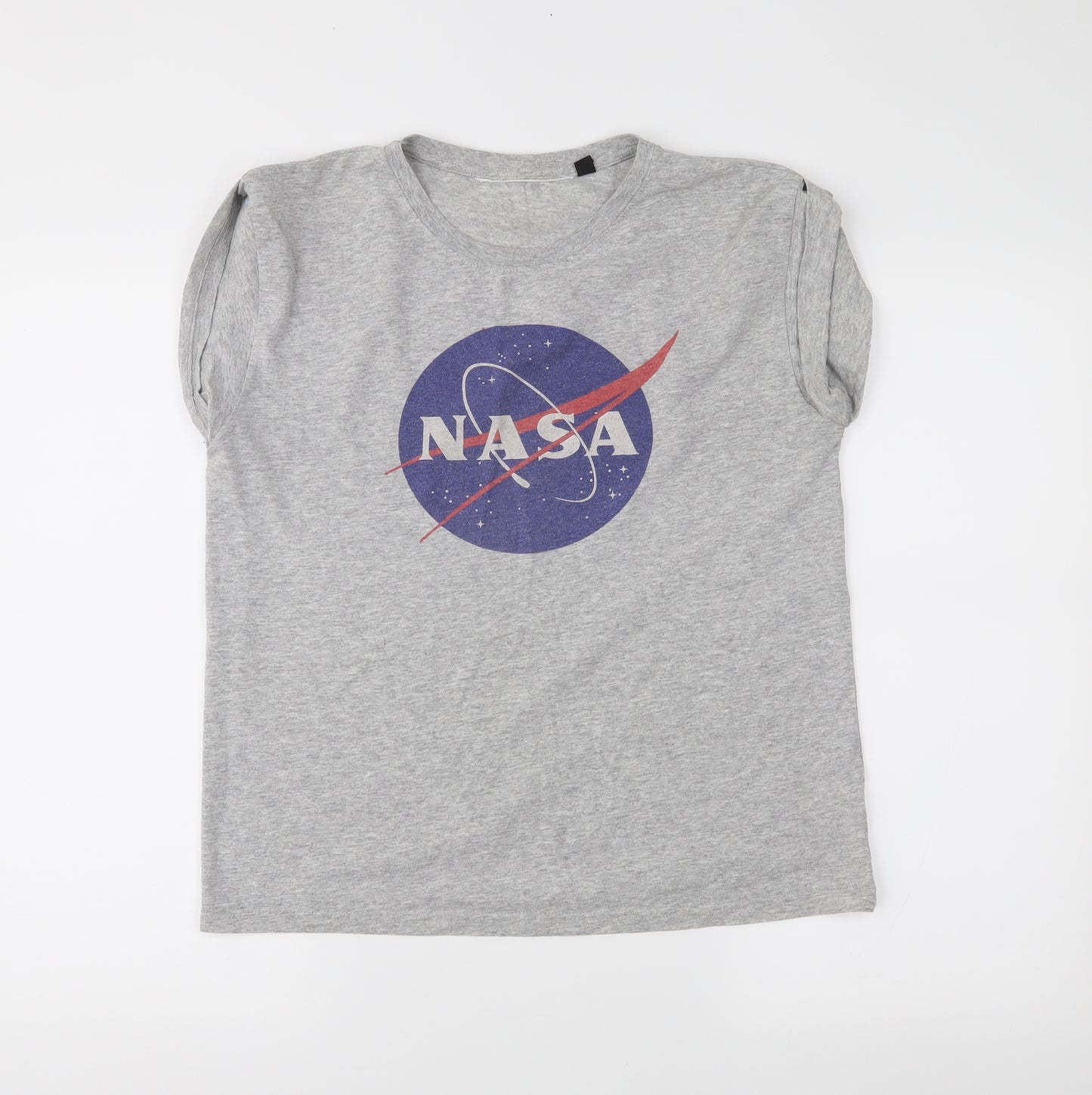 Topshop Womens Grey   Basic T-Shirt Size S  - Nasa