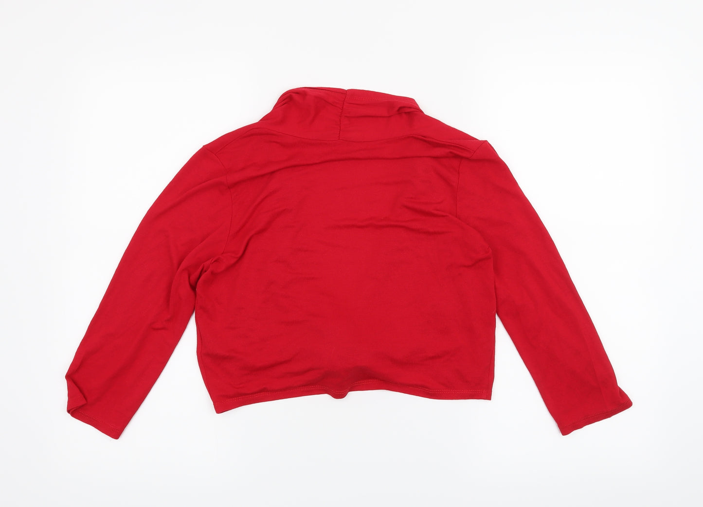 George Womens Red   Cardigan Jumper Size 12