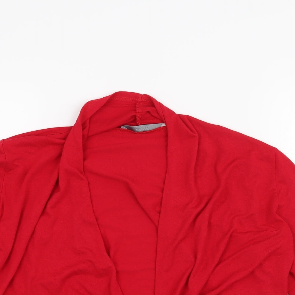 George Womens Red   Cardigan Jumper Size 12
