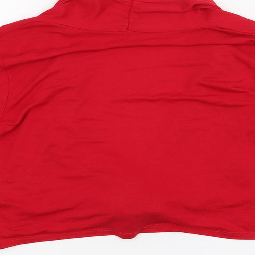 George Womens Red   Cardigan Jumper Size 12