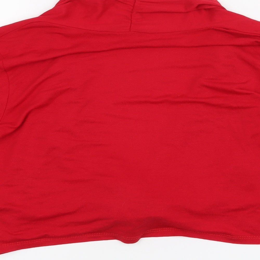 George Womens Red   Cardigan Jumper Size 12