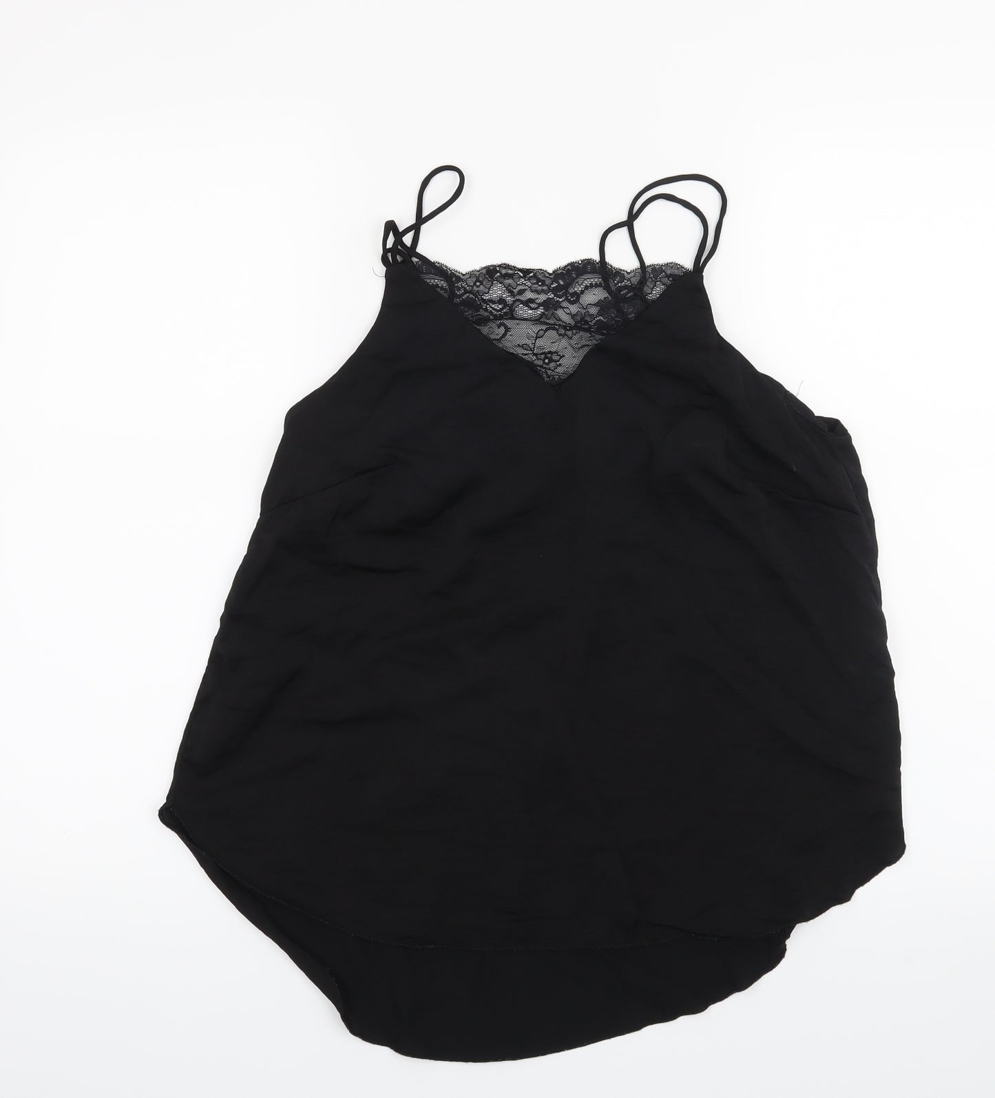 H&M Womens Black   Camisole Tank Size 12