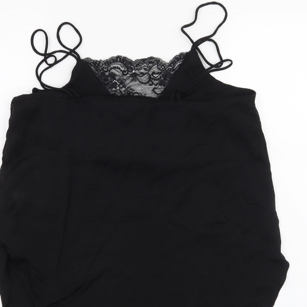H&M Womens Black   Camisole Tank Size 12