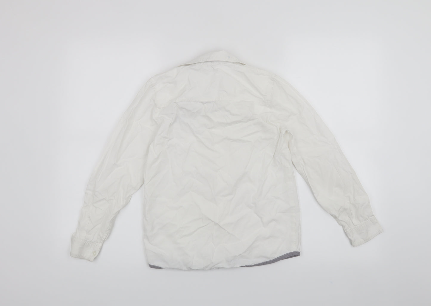 3pommes Boys White   Basic Button-Up Size 10 Years