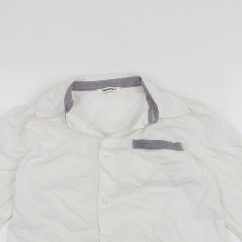 3pommes Boys White   Basic Button-Up Size 10 Years