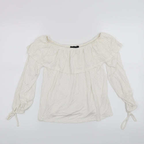 Atmosphere Womens White   Basic T-Shirt Size 8
