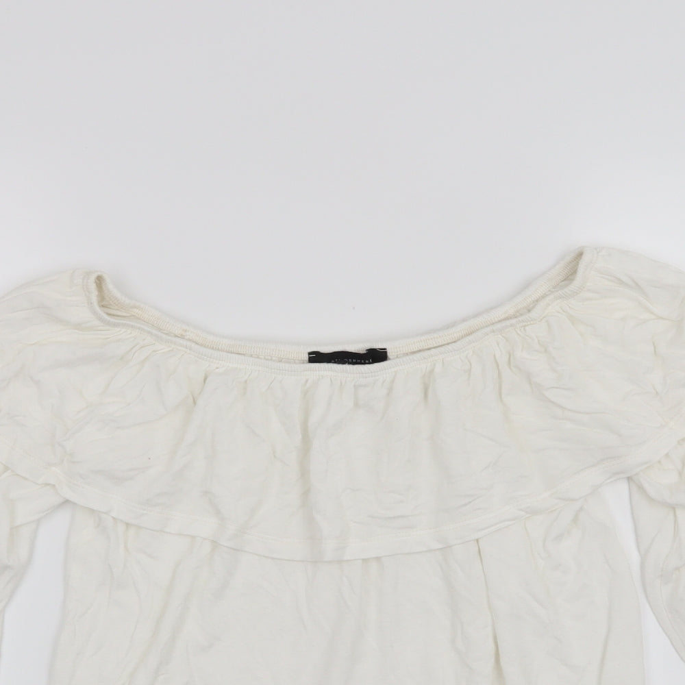 Atmosphere Womens White   Basic T-Shirt Size 8