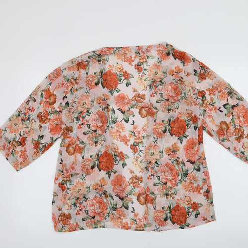 Sweet poison Womens Pink Floral  Cardigan Jumper Size 10