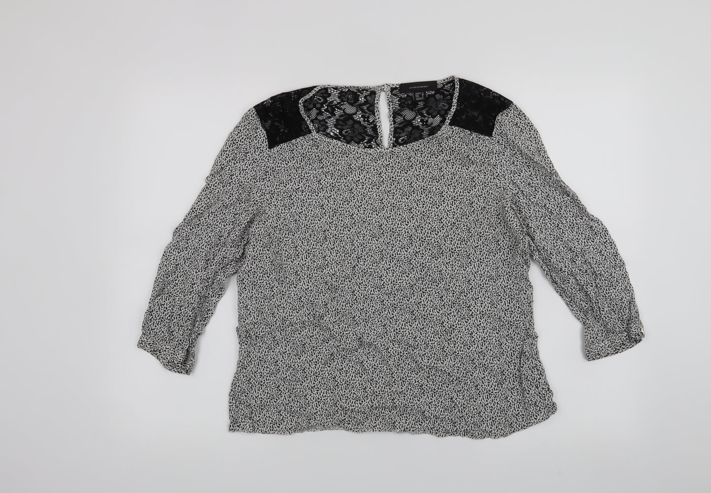 Atmosphere Womens Black   Basic Blouse Size 12