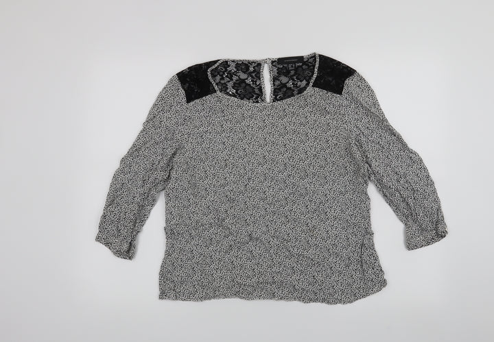 Atmosphere Womens Black   Basic Blouse Size 12