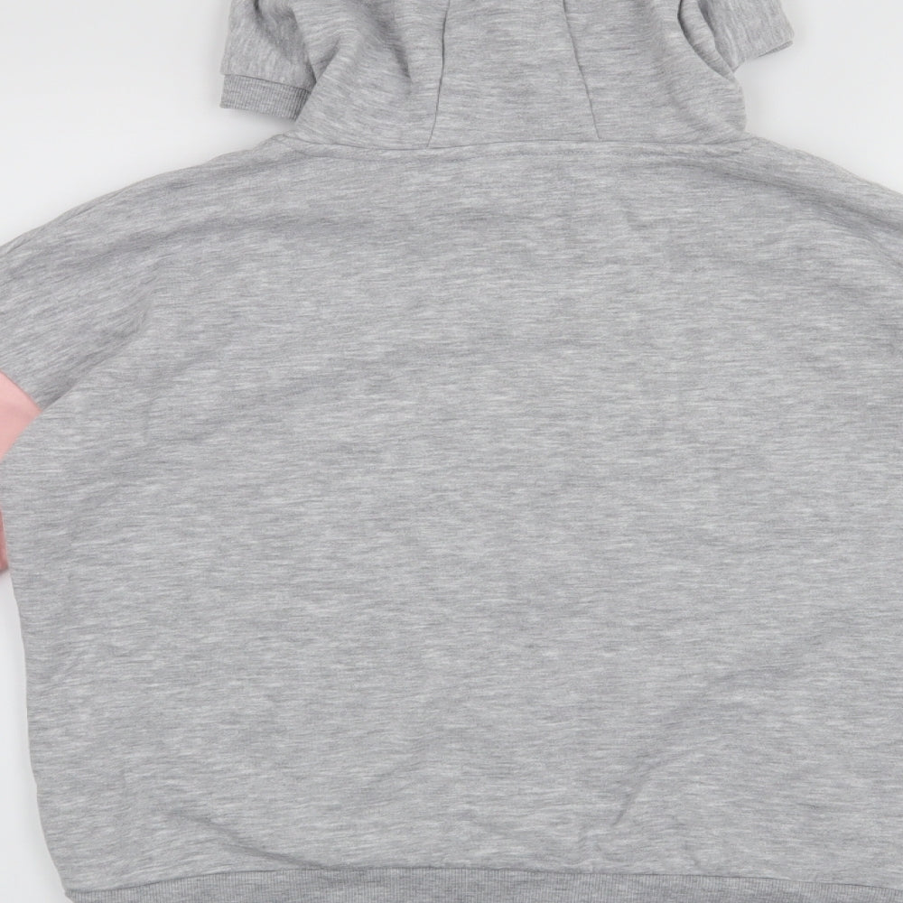 Primark Girls Grey   Pullover Hoodie Size 12-13 Years