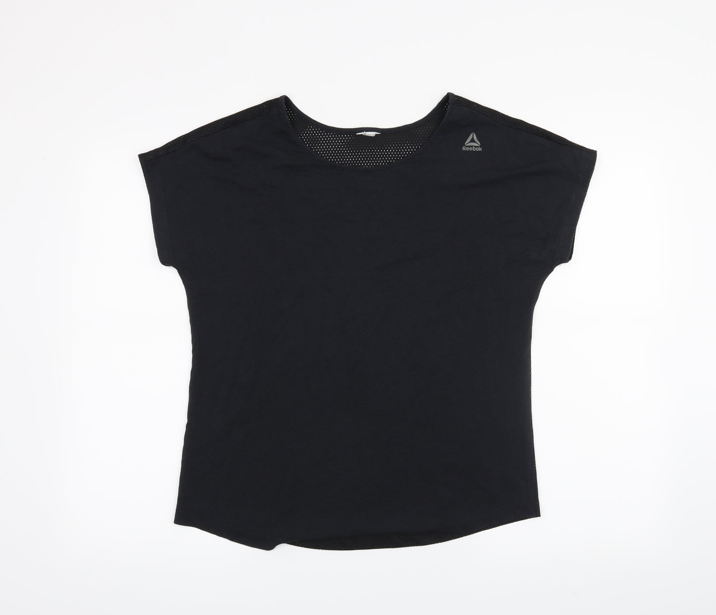 Reebok Womens Black   Basic T-Shirt Size S