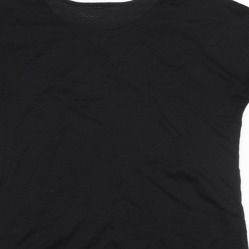 Reebok Womens Black   Basic T-Shirt Size S