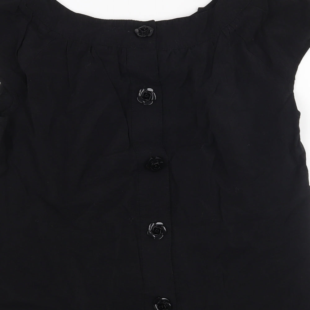 River Island Womens Black   Basic Blouse Size S