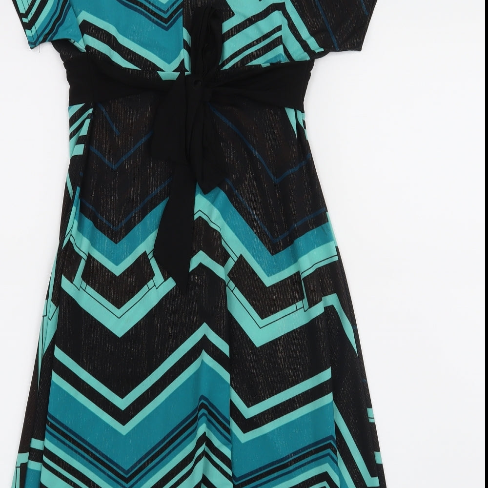 Evita Womens Black   A-Line  Size 10