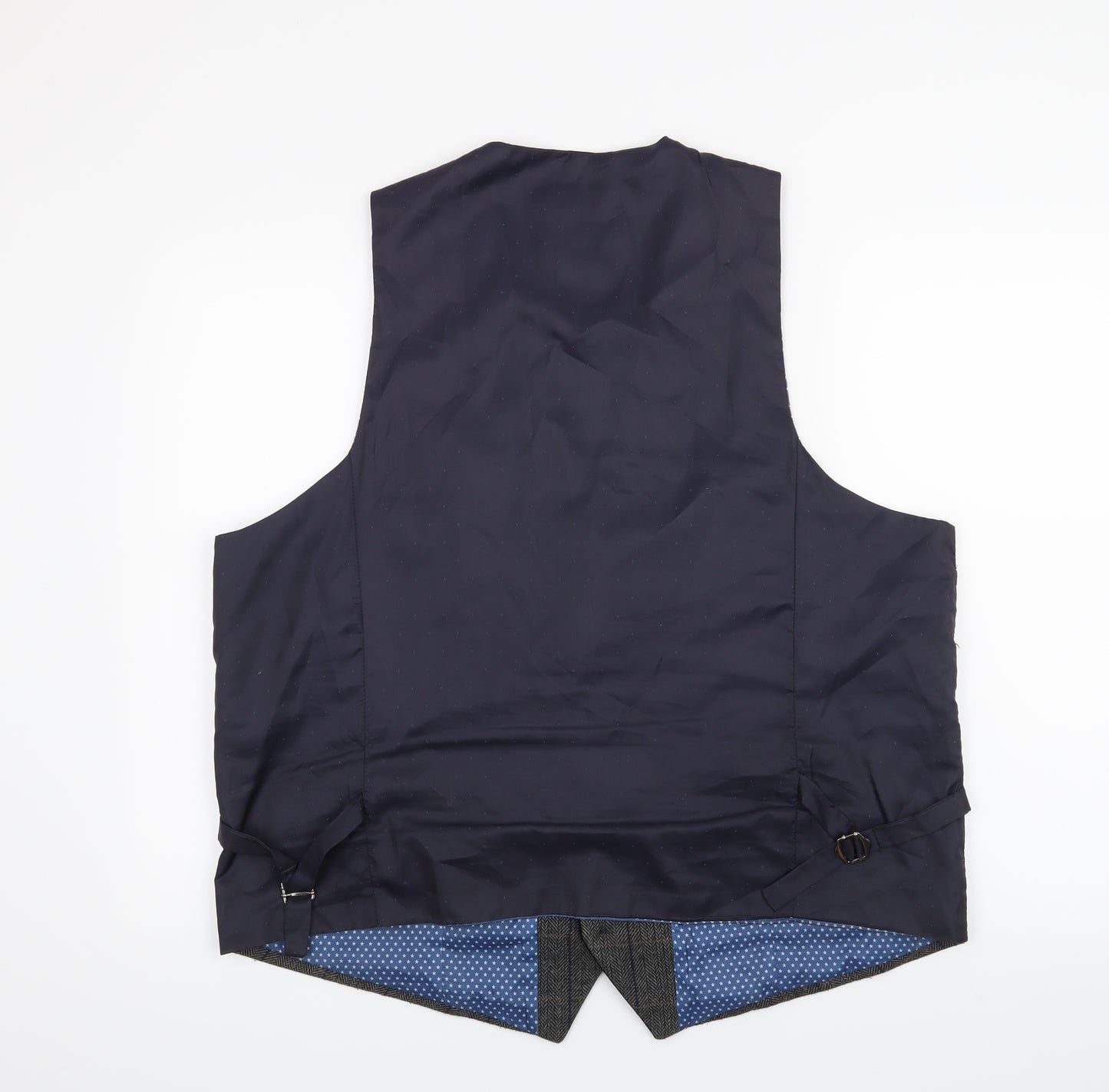 Marc Darcy Mens Grey   Jacket Waistcoat Size 48