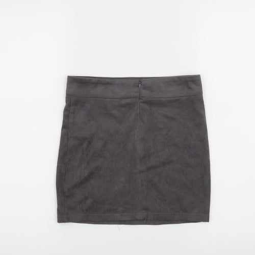 New Look Girls Grey   A-Line Skirt Size 9 Years
