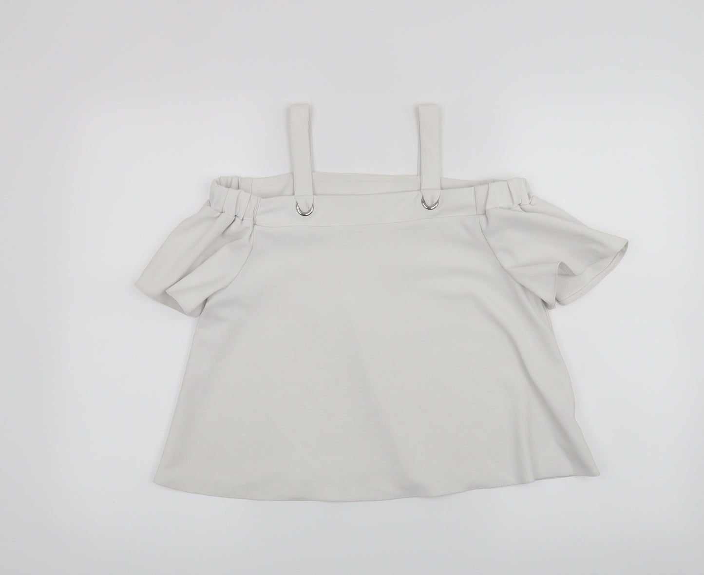 Primark Girls White   Cropped Tank Size 11-12 Years