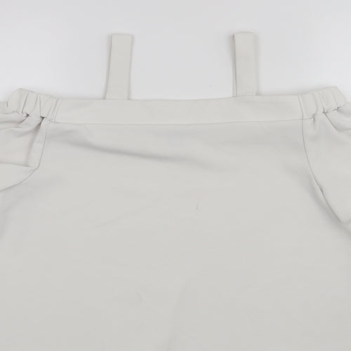 Primark Girls White   Cropped Tank Size 11-12 Years