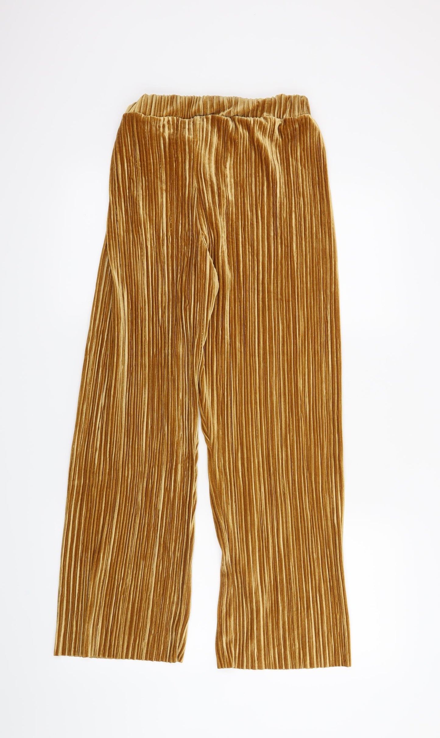 Preworn Womens Gold   Trousers  Size S L25 in