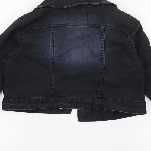 H&M Girls Black   Jacket  Size 11 Years