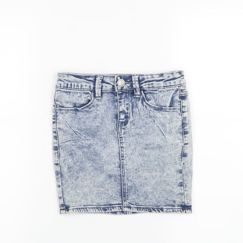 New Look Girls Blue   A-Line Skirt Size 9 Years