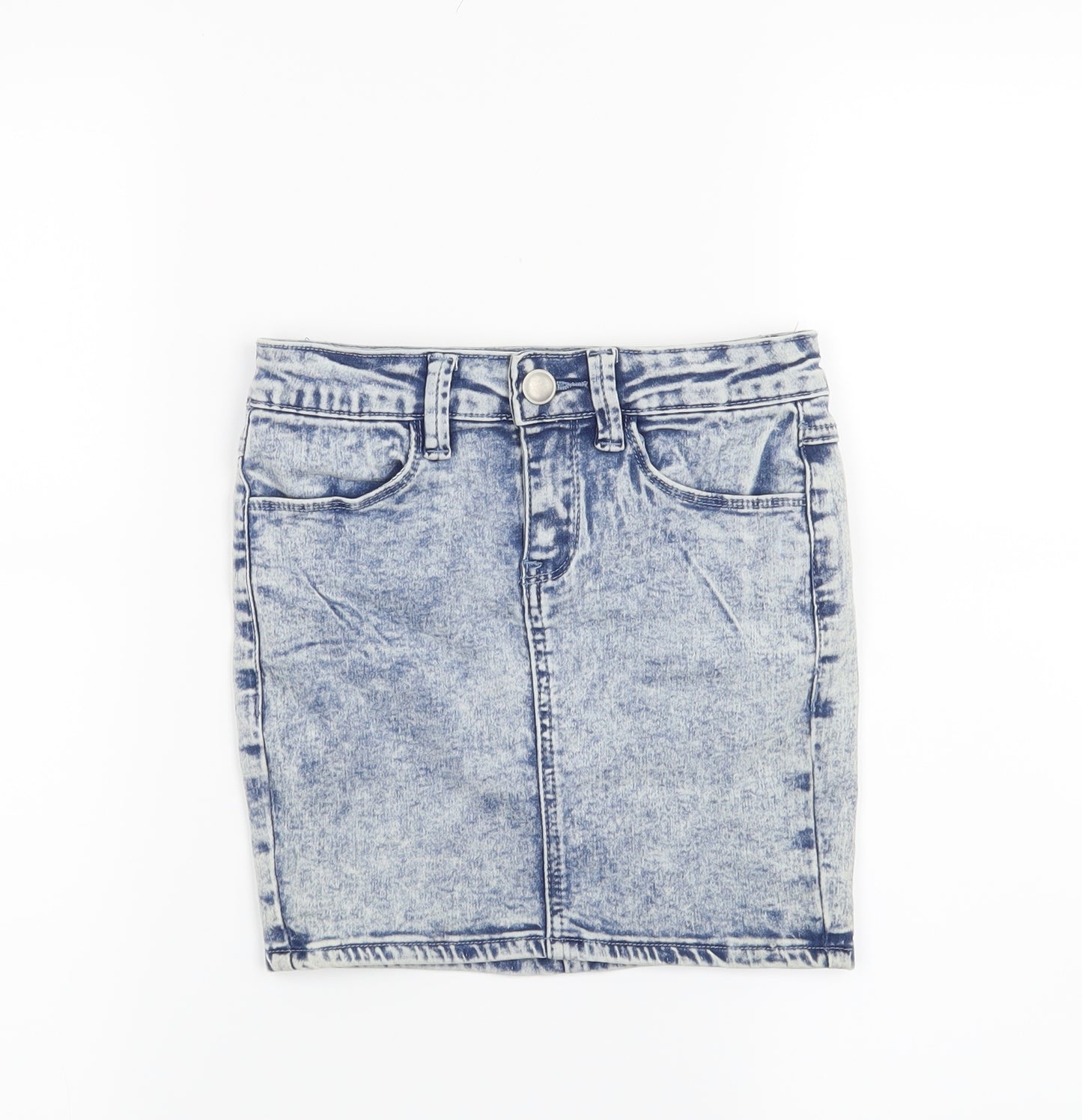 New Look Girls Blue   A-Line Skirt Size 9 Years